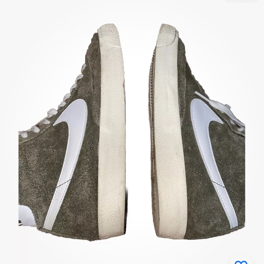 Nike Blazer Mid ‘77 vintage Men’s 9 Shoe Olive /Coconut - Picture 9 of 14